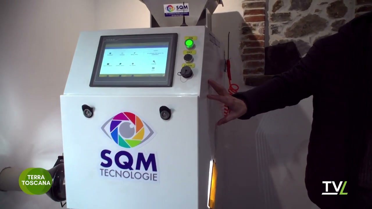 Selezionatrice ottica per castagne — analisi automatica frutto per frutto